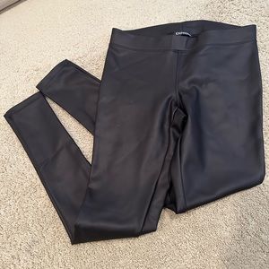 NWT Express faux leather legging